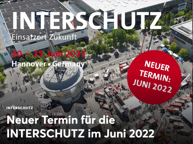 NTERSCHUTZ德国消防展延期至2022年